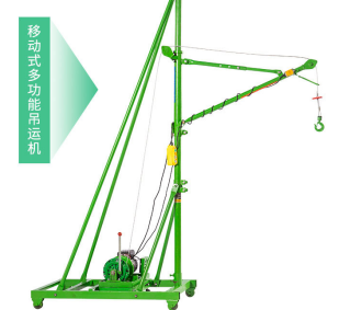 家用起重吊機吊運牲畜時要特別注意捆綁問題