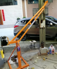 室外吊運機的優勢是用到哪搬到哪